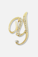 Brady Alphabet Lapel Pin Brooch