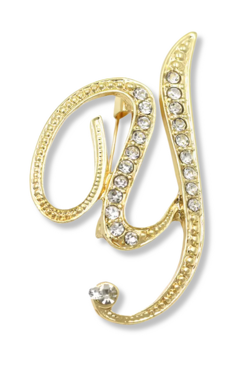 Brady Alphabet Lapel Pin Brooch