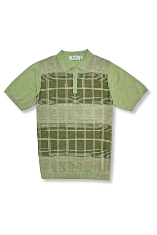 Lima Patterned Knitted Polo