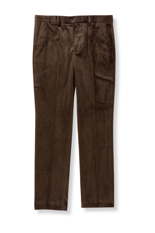 Kendo Slim Velvet Dress Pants