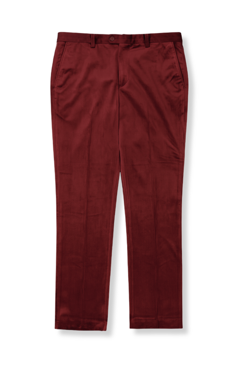Kendo Slim Velvet Dress Pants