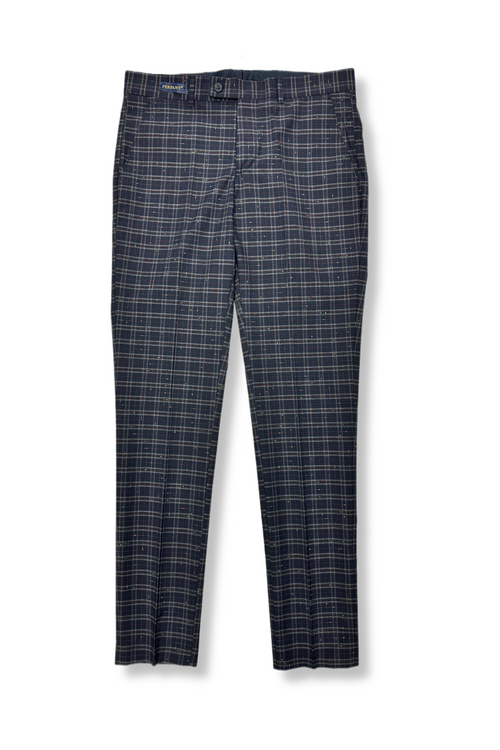 Paladino Slim Fit Plaid Pants