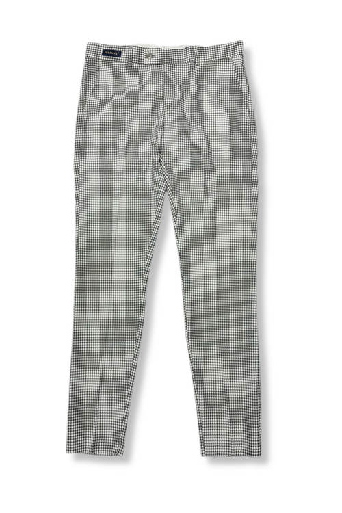 Palazzo Slim Fit Houndstooth Pants