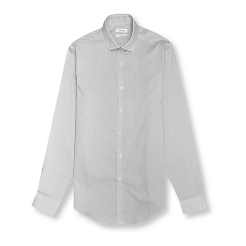 Calvino Stripe Stretch Shirt