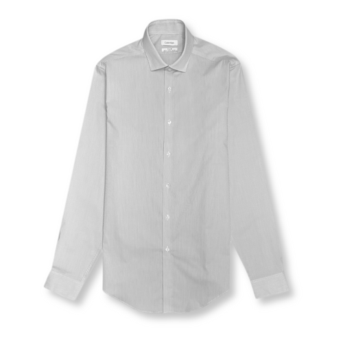 Calvino Stripe Stretch Dress Shirt