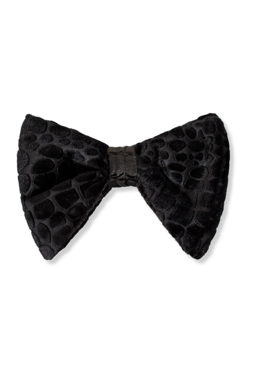 Barman Long Velvet Bow Tie