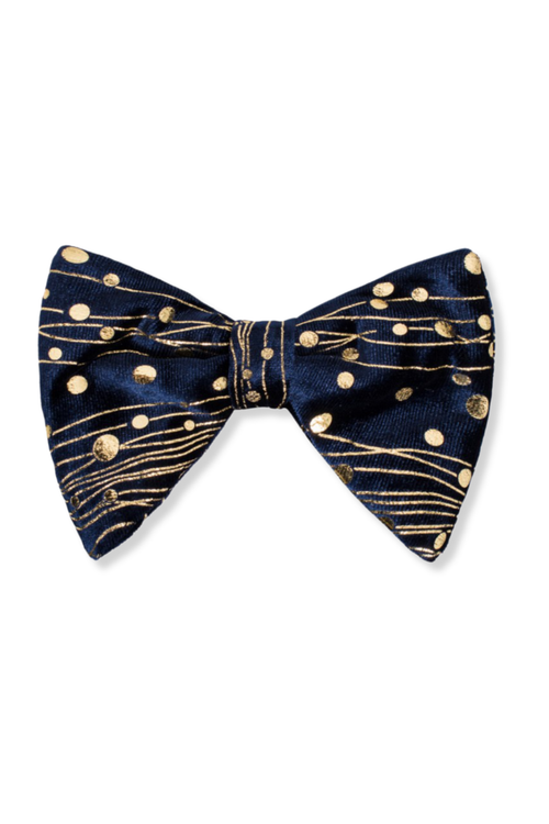 Barnaby Long Velvet Bow Tie