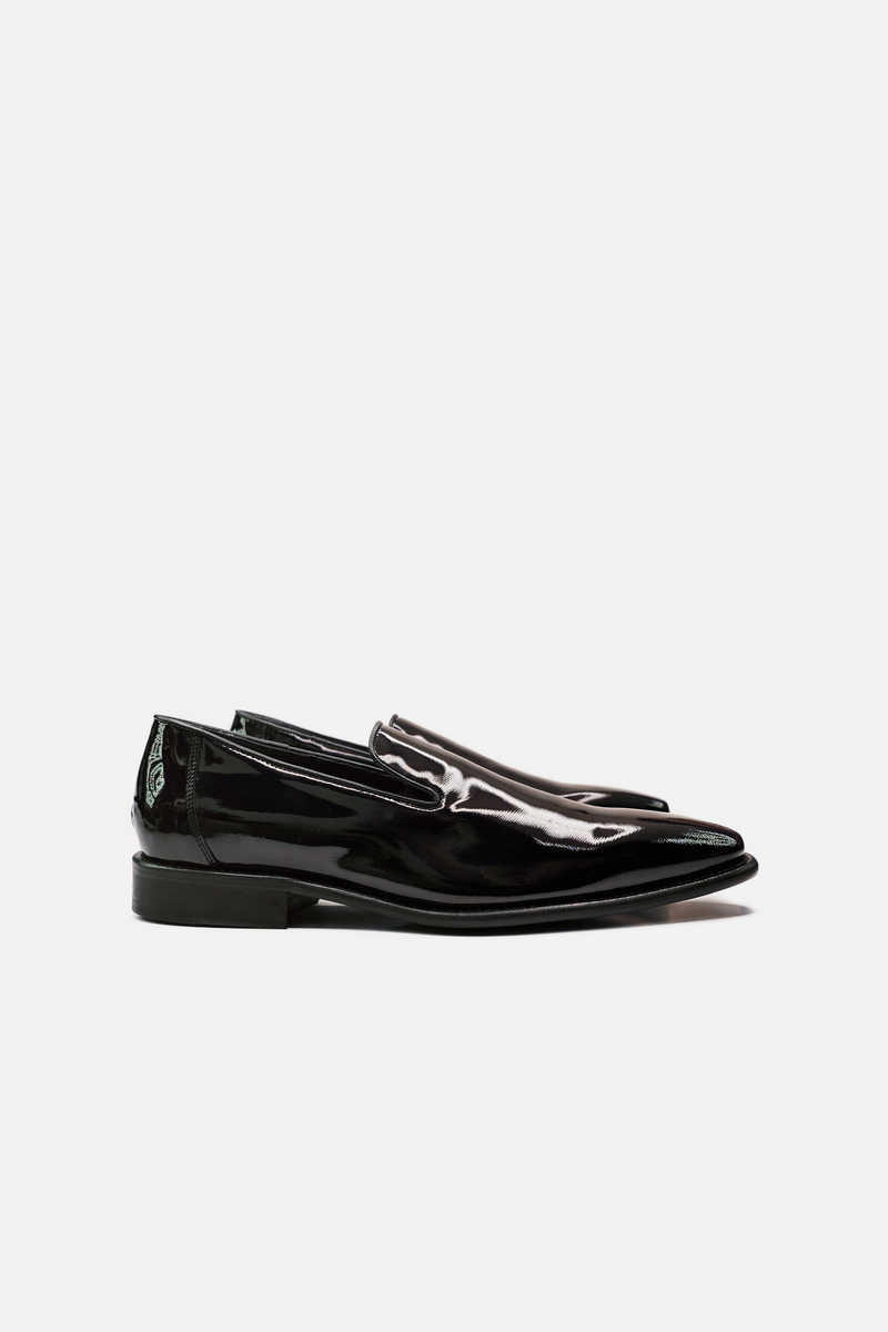 Zeri Patent Leather Tuxedo Shoes