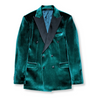 Velluto Peak Lapel Velvet Blazer