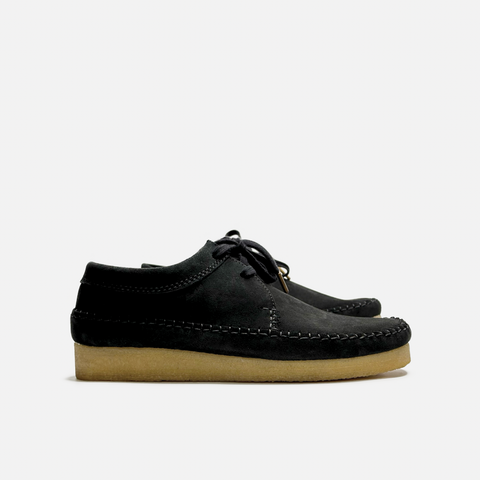 Clarks Weaver Black Suede Shoes 26165081 NEFNYC – New Edition Fashion