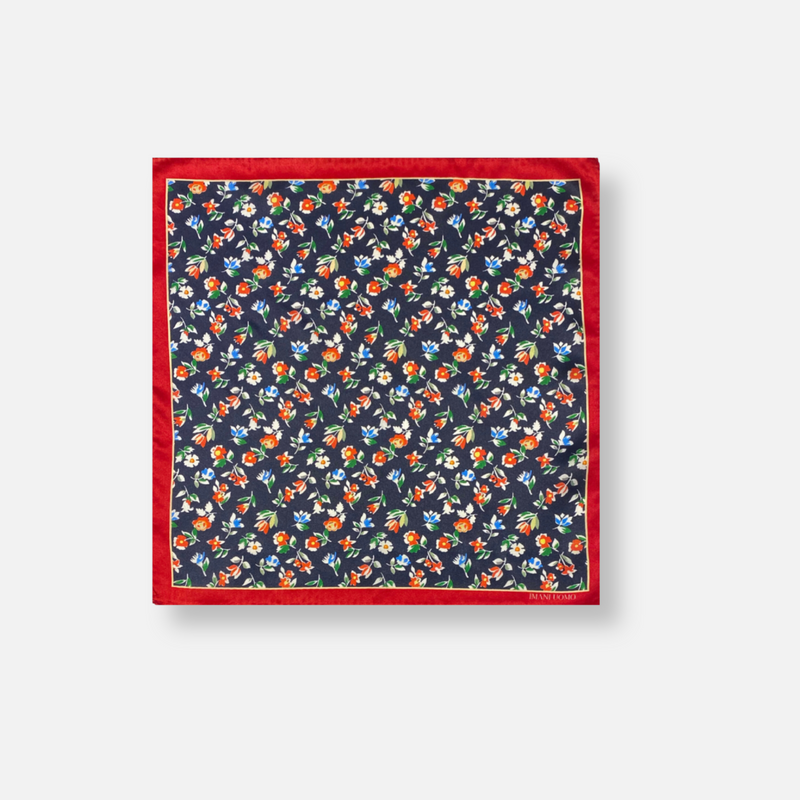 Irenio Floral Pocket Square