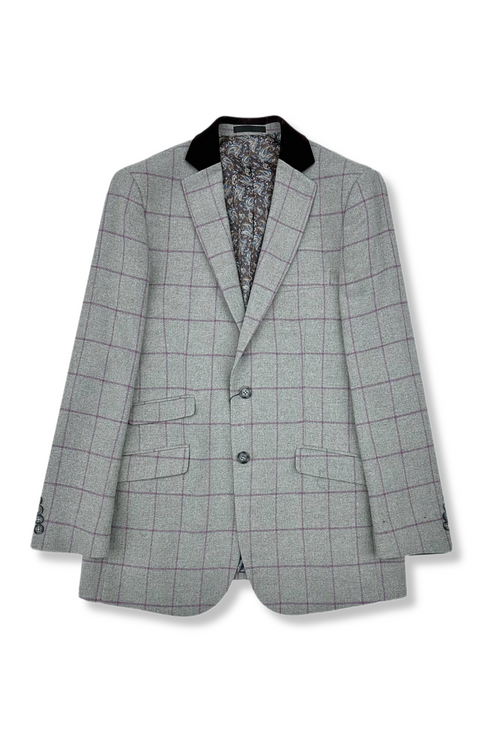 Joper Plaid Wool Blazer