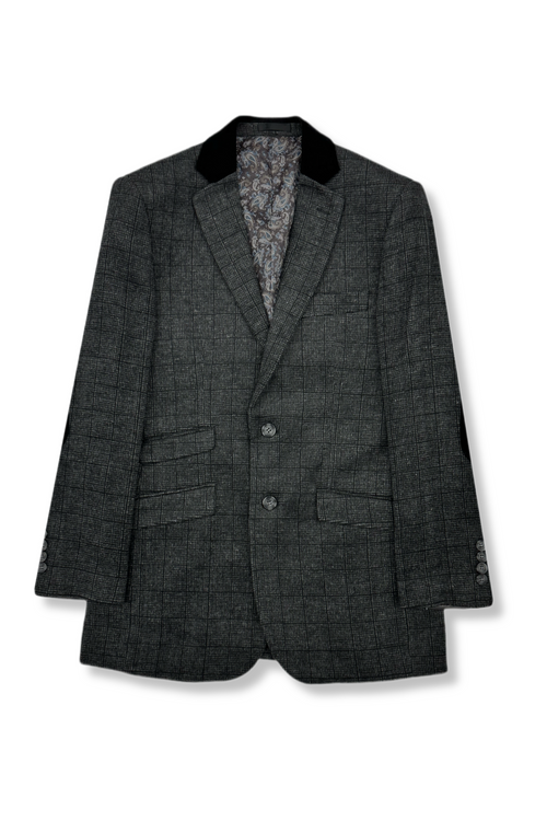 Joper Plaid Wool Blazer