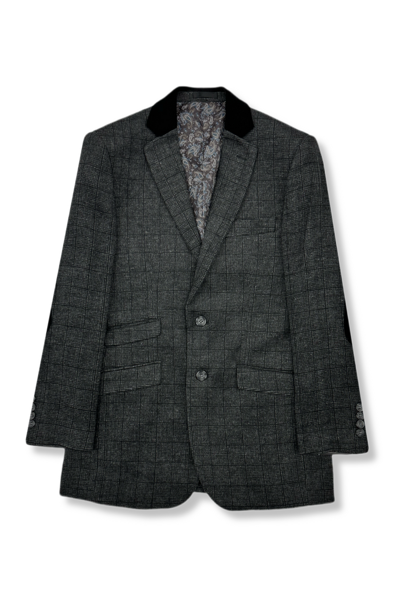 Joper Plaid Wool Blazer