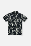 Pronto Printed Pique Polo