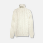 Maglia Cable Knit Turtleneck Sweater