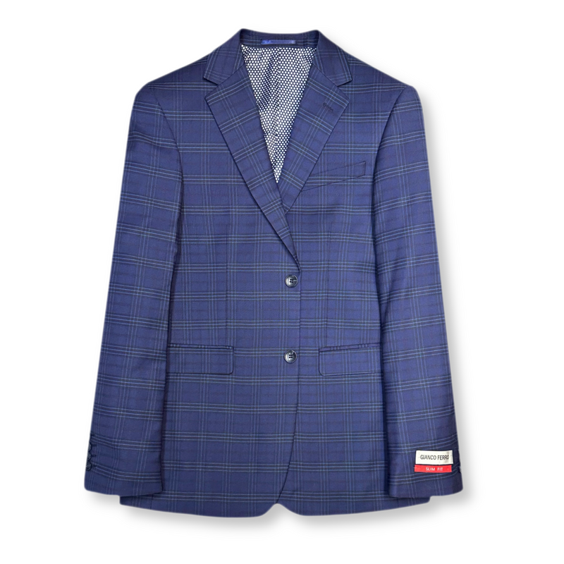 Gavin Slim Plaid Suit
