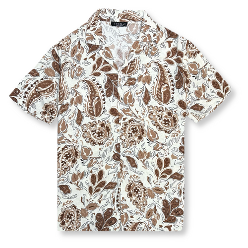 Theo Tropical Revere Collar Shirt