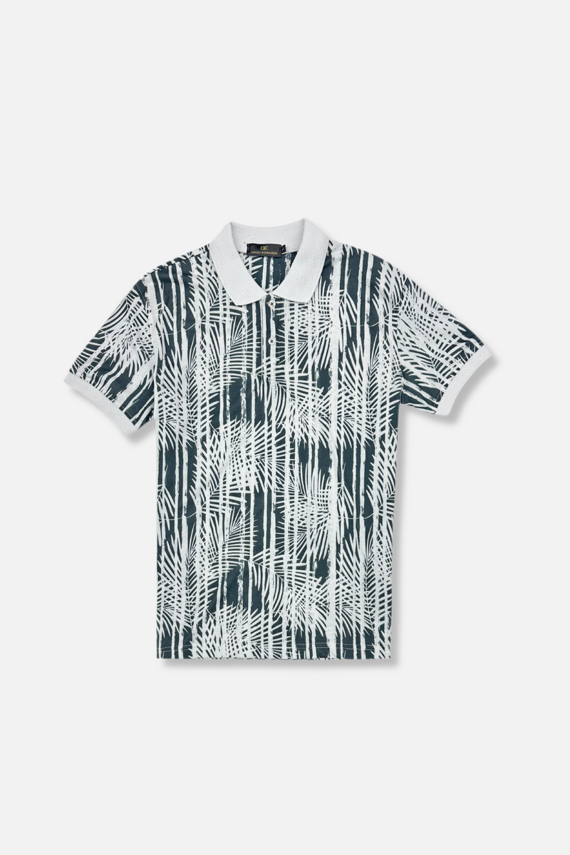 Drailes Printed Pique Polo
