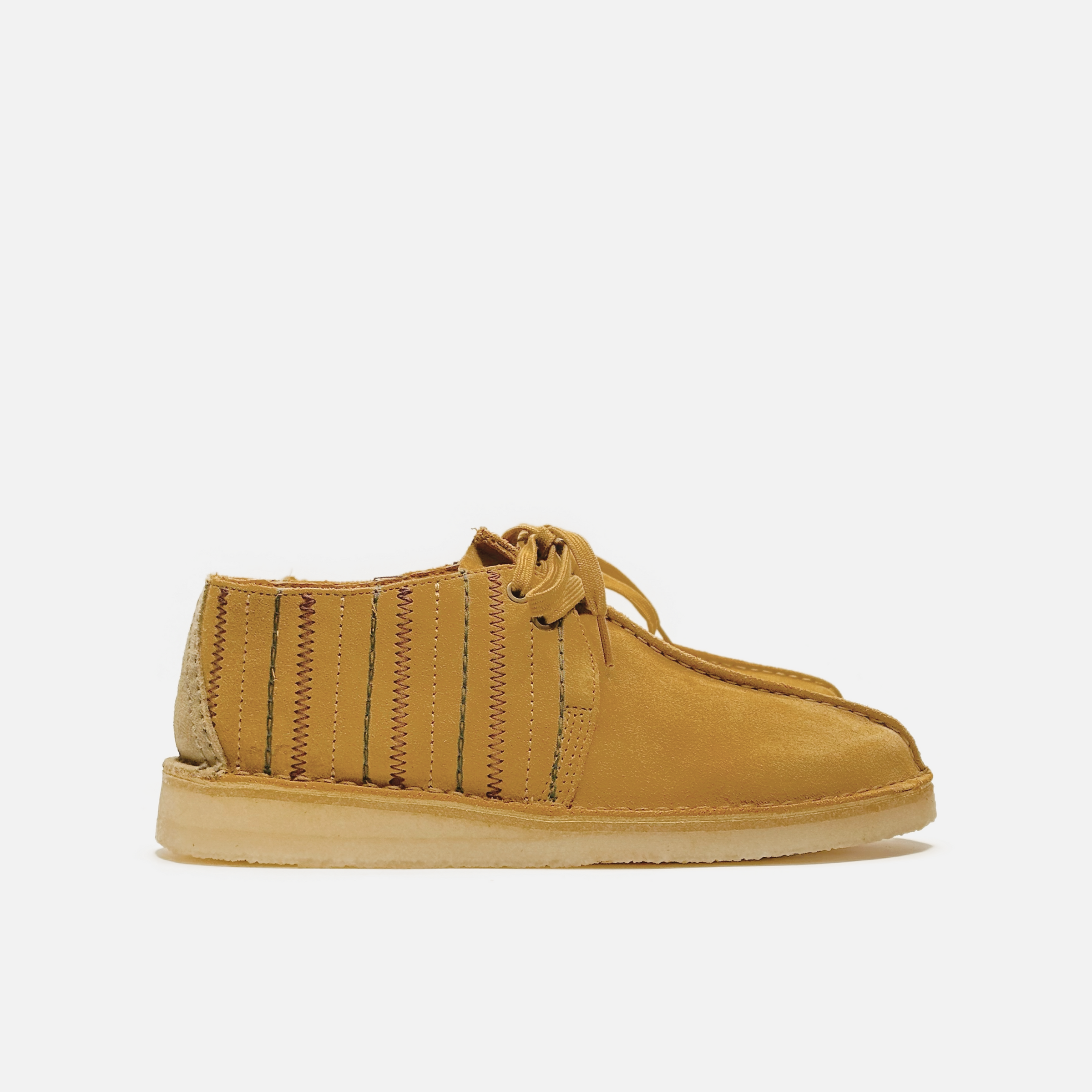 Clarks yellow suede shoes sales