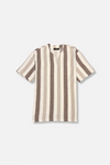D'Antoni Slit Collar T-Shirt