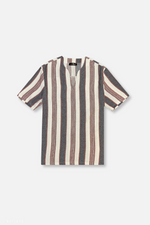 D'Antoni Slit Collar T-Shirt