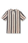 D'Antoni Slit Collar T-Shirt