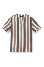 D'Antoni Slit Collar T-Shirt