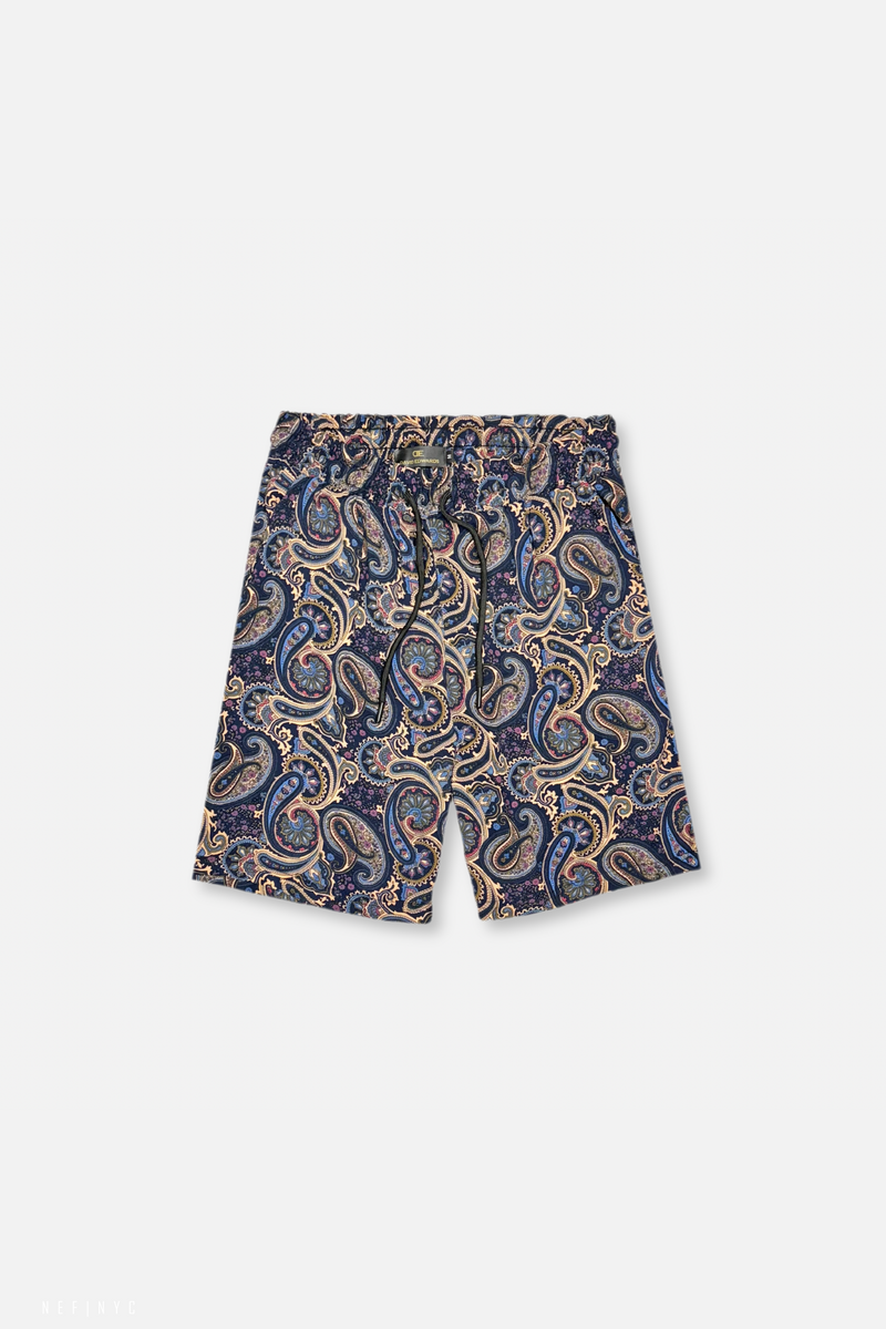 Dargan Tropical Drawstring Shorts