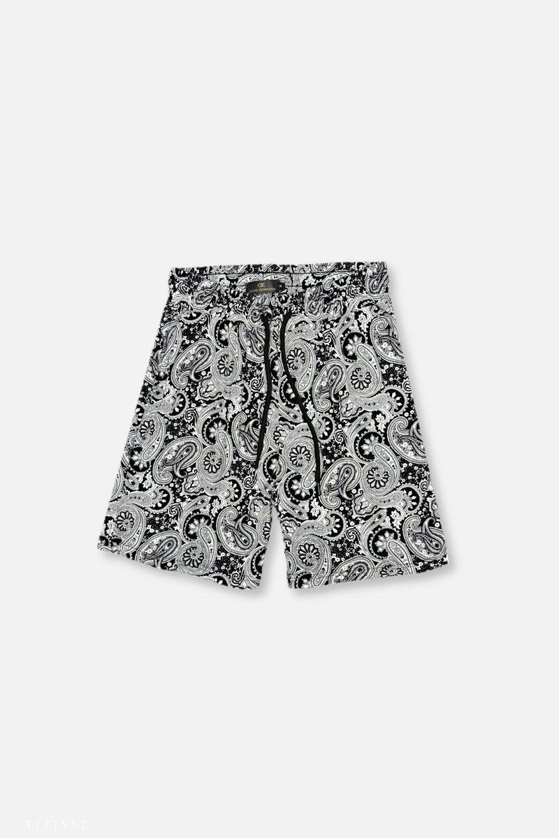 Dargan Tropical Drawstring Shorts