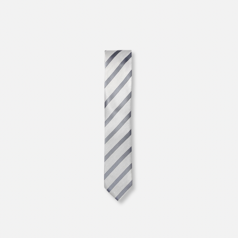 Boris Skinny Striped Tie