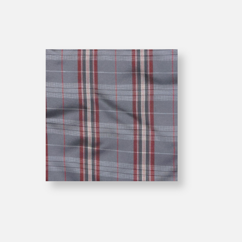 Bastian Plaid Pocket Square