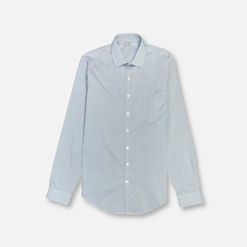 Kenneth Cole Slim Fit Flex Dress Shirt Blue Multi