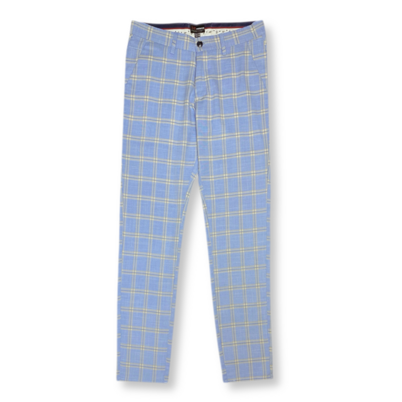 Ricardo Slim Fit Plaid Pants