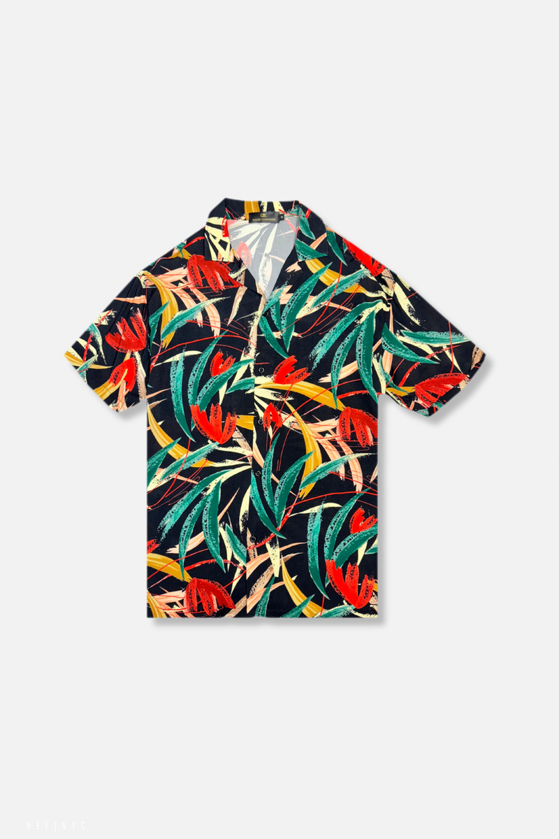 Doncaster Tropical Resort Revere Collar Shirt