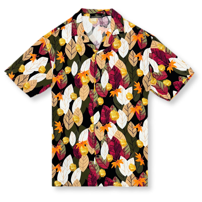Deason Leafy Revere Collar Shirt
