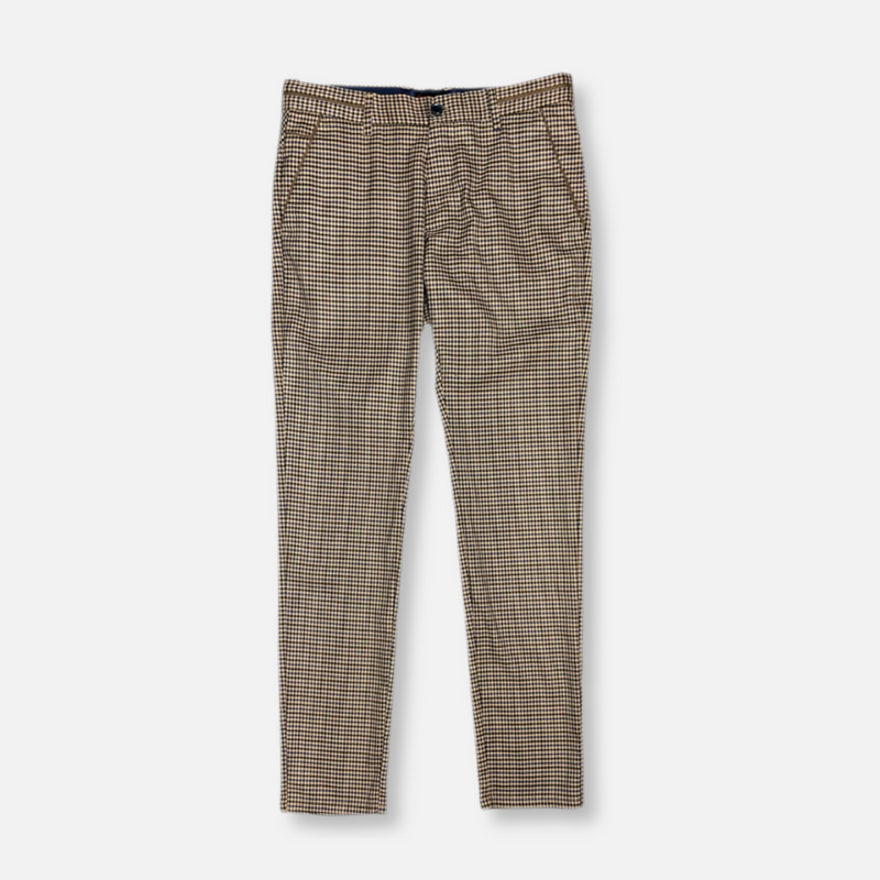 Tessaro Slim Fit Plaid Pants