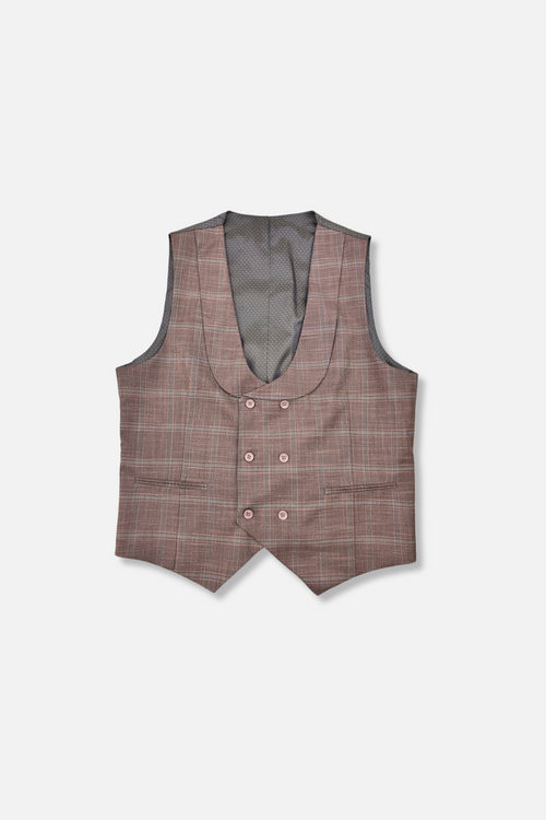 Mathew Windowpane Vested Suit