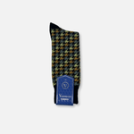 Vellucci Houndstooth Fashion Socks