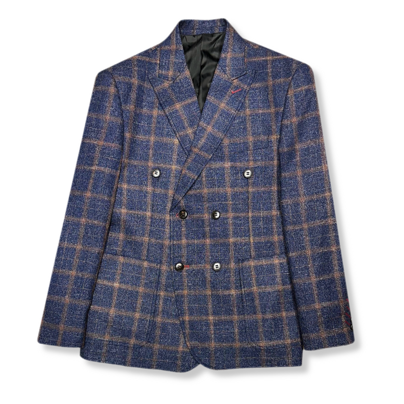 Darner Plaid Double Breasted Suit
