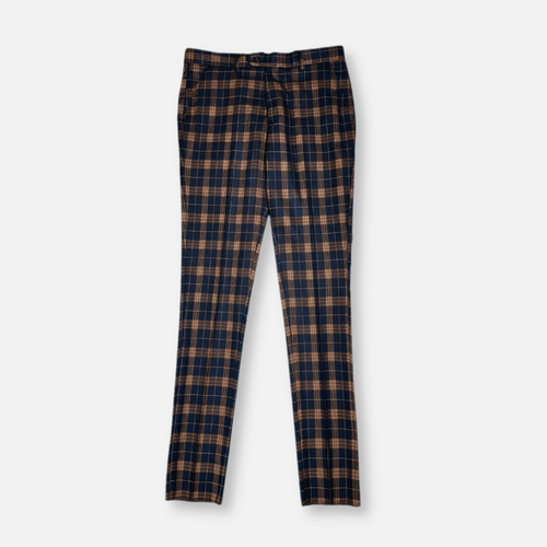 Dattoli Plaid Double Breasted Suit