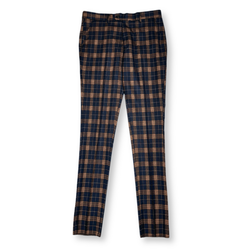 Dattoli Plaid Double Breasted Suit
