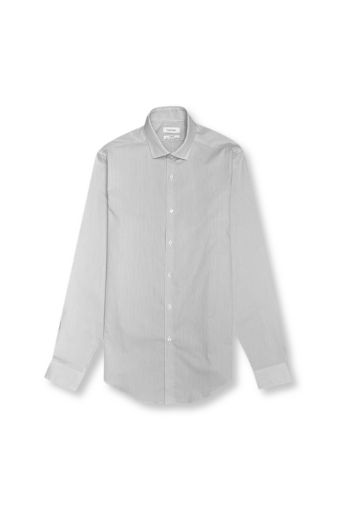 Calvino Stripe Stretch Shirt