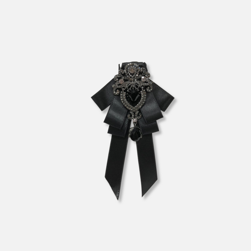Bow brooch tie online