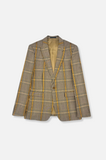 Preston Slim Plaid Vested Suit