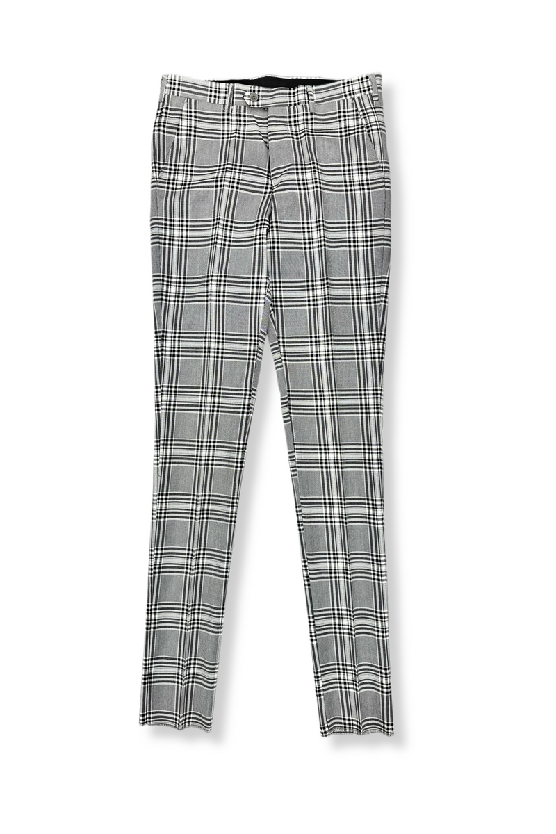 Preston Slim Plaid Vested Suit