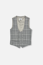Preston Slim Plaid Vested Suit