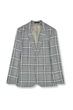 Preston Slim Plaid Vested Suit