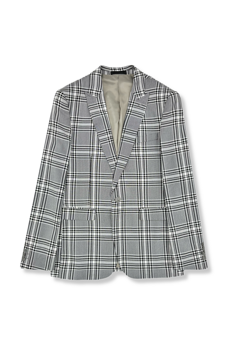 Preston Slim Plaid Vested Suit