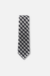 Zareck Plaid Skinny Neck Tie
